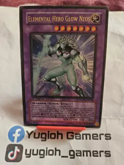 Yu-Gi-Oh Elemental Hero Glow Neos STON 1st Edition Ultra Rare Light Played - Image 1