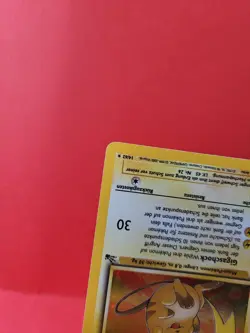 Pokemon Karte/card - Raichu 14/64 - Fossil Holo - 1. Edition Swirl - Excellent++ - Image 4