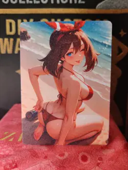 May Pokemon Trainer - Custom Double-Sided Premium Frosted Waifu Card - Image 1