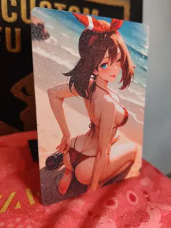 May Pokemon Trainer - Custom Double-Sided Premium Frosted Waifu Card - Image 4