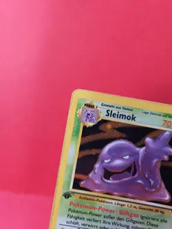 Pokemon Karte/card - Sleimok Muk 13/62 Fossil Holo 1. Edition Very Good - Image 2