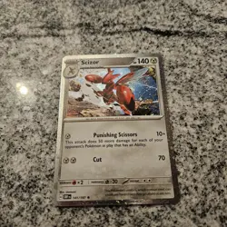 Scizor - Cosmos Holo - Obsidian Flames 141/197 Promo Pokemon TCG Card NM - Image 1