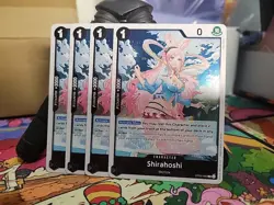 [X4] One Piece Card Game TCG Shirahoshi OP05-082 R English Playset - Image 1