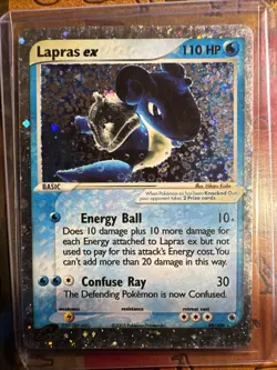 Pokemon TCG Lapras EX Ruby and Sapphire Holo Ultra Rare Card 99/109 - Image 5