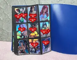 Binder Komplett Waifu Card Goddess Story 360 Holo Card TCG Misty, Nami Trainer - Image 1