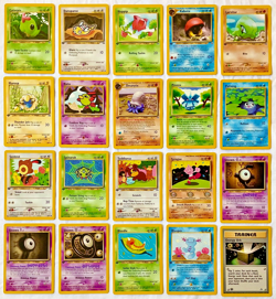 Pokemon 1st EDITION 2001 Neo Discovery Complete Common 20 Card Lot - NM to Mint! - Image 1