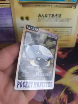 Pokemon Karte Card japanese carddass Pocket monsters 1997 Kabuto NM - Image 3