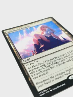 ALTERED - Mobilized District [War of the Spark] - WAIFU Layered with vinyl - Image 4