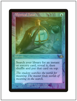 1x Mystical Tutor, Retro Frame Foil, Dominaria Remastered, Magic MTG NM - Image 1