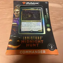 Magic the Gathering Innistrad Midnight Hunt Coven Counters Commander Deck Sealed - Image 1