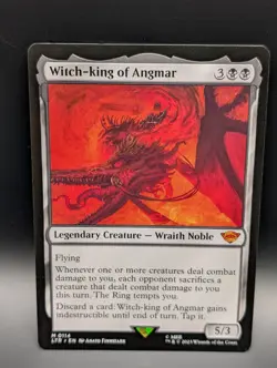 MTG - Witch-king of Angmar - Legendary Creature - LTR 114 - Mythic - NM - Image 1