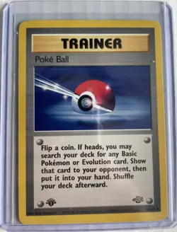 Pokemon TCG 1st Edition Jungle Set Poke Ball 64/64 NM - Image 3