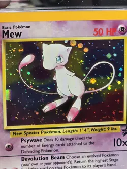 CGC 9.5 MINT+ Pokemon Mew # 9 Holo Black Star Promo 2000 League Rare New Low Pop - Image 3