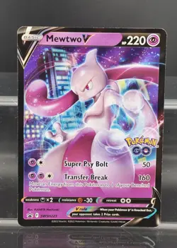 Pokemon TCG - Mewtwo V - SWSH223 - Sword & Shield - Black Star Promo - Image 1