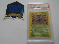 x1 1999 Pokemon Fossil 1st Edition Muk Holo #13 PSA 9 Mint TexasNerdGames - Image 1