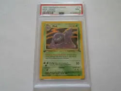 x1 1999 Pokemon Fossil 1st Edition Muk Holo #13 PSA 9 Mint TexasNerdGames - Image 2