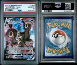 Umbreon VMAX TG23/TG30 Brilliant Stars Pokemon PSA 10 Gem Mint - Image 2