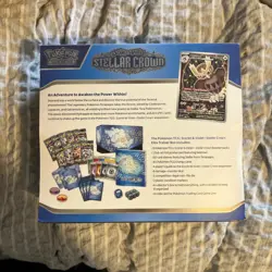 Pokemon TCG Scarlet & Violet Stellar Crown ETB Elite Trainer Box Sealed New - Image 4