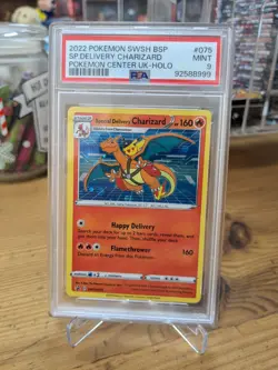 Pokemon TCG: Special Delivery Charizard SWSH075 PSA 9 MINT Sword & Shield Promo - Image 2