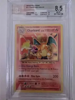 Charizard #11/108 XY Evolutions Holo (2016) - BGS 8.5 Graded - Pokemon TCG - Image 1