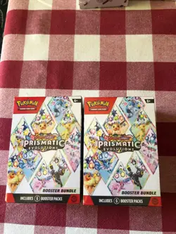 LOT OF 2 - Pokemon TCG Prismatic Evolutions Booster Bundle - FACTORY SEALED - Image 1