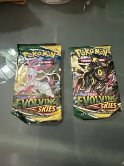 Pokemon TCG: Evolving Skies Booster Packs- Factory Sealed (Lot of 2) - Image 1