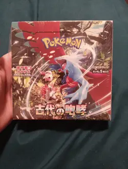 Ancient Roar Japanese Pokemon Booster Box Unsealed Complete - Image 1