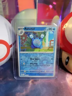 Poliwhirl 61/165 Pokemon TCG S&V 151 Reverse Holo Common NM - Image 1
