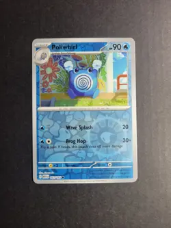 Poliwhirl 61/165 Pokemon TCG S&V 151 Reverse Holo Common NM - Image 2