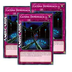3x CATENA DEMONIACA • (Fiendish Chain) • Comune • SDCK IT037 • 1Ed • Yugioh! - Image 1