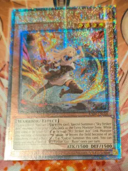 Sky Striker Ace - Raye (New Art) Quarter Century Rare QCR RA04-EN026 YuGiOh! NM - Image 1