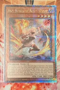 Sky Striker Ace - Raye (New Art) Quarter Century Rare QCR RA04-EN026 YuGiOh! NM - Image 2