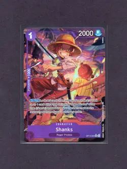 Shanks Alt Art OP13-065 Carrying On His Will Foil One Piece Card Game - Image 1