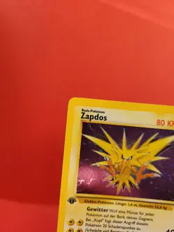 Pokemon Karte/card - Zapdos 15/62 - Fossil Holo - SWIRL - 1. EDITION - Near Mint - Image 2
