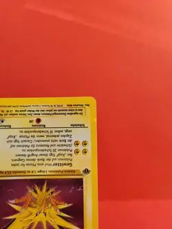 Pokemon Karte/card - Zapdos 15/62 - Fossil Holo - SWIRL - 1. EDITION - Near Mint - Image 5