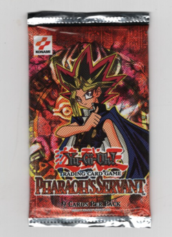 PHARAOH'S SERVANT UNLIMITED YUGIOH! BOOSTER PACK FACTORY SEALED KONAMI 9 CARDS Z - Image 1