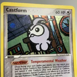 Castform 30/101 Reverse Holo EX Hidden Legends Pokemon Card HP - Image 2