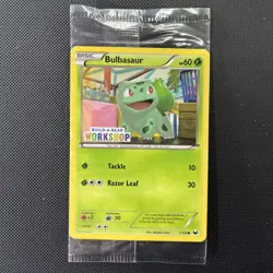Bulbasaur 1/108 Build A Bear Promo Pokemon Card SEALED - Image 1