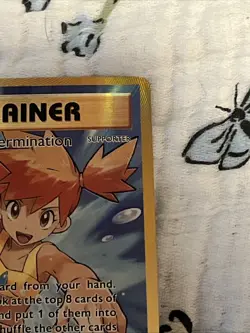 Pokemon XY Evolutions Misty's Determination Full Art Holo Card 108/108 Damaged - Image 4