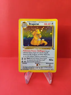 Pokemon Karte/card - Dragoran Dragonite 4/62 - Fossil Holo - Played - Image 1