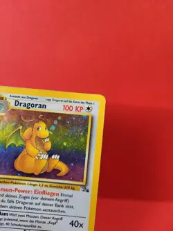 Pokemon Karte/card - Dragoran Dragonite 4/62 - Fossil Holo - Played - Image 3