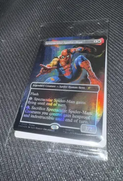 Magic The Gathering Spectacular Spider Man Foil Promo Card Marvel Legends P 0002 - Image 4