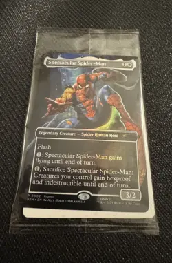 Magic The Gathering Spectacular Spider Man Foil Promo Card Marvel Legends P 0002 - Image 5