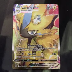 Zeraora VMAX GG42/GG70 Crown Zenith: Galarian Gallery Holo Pokemon Card - Image 1