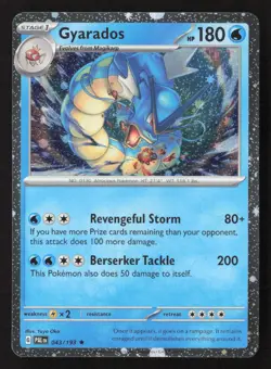 Gyarados - (Cosmo Holo) Promo Miscellaneous Cards & Products 043/193 NM - Image 1