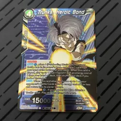 Trunks Heroic Bond Championship 2022 Promo Foil Dragon Ball Super Card Game - Image 1