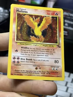 #2 Moltres 12/62 Fossil 1999 Holo Rare WOTC Pokemon Card TCG - Image 4