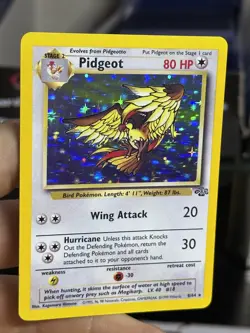 #2 Pidgeot 8/64 Jungle 1999 WOTC Holo Rare Pokemon Card TCG - Image 3