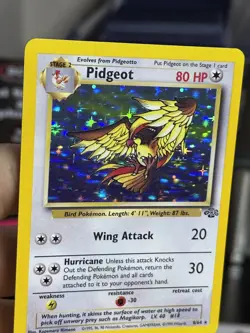 #2 Pidgeot 8/64 Jungle 1999 WOTC Holo Rare Pokemon Card TCG - Image 4