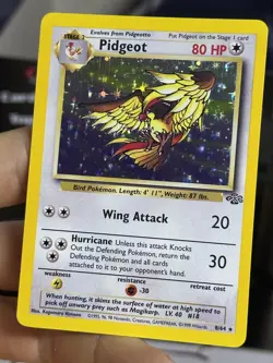 #2 Pidgeot 8/64 Jungle 1999 WOTC Holo Rare Pokemon Card TCG - Image 5
